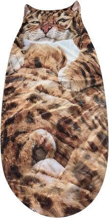 Спальний мішок для дорослих - Чарівний спальний мішок-конверти для котів, спальний мішок для котів, чарівний плюшевий спальний мішок для котів, плюшевий спальний мішок для кемпінгу та подорожей, жовтий колір B