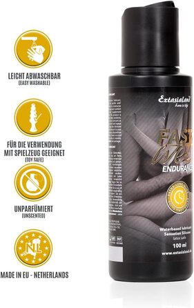 Лубрикант Fastwet Endurance 2 в 1, водна основа, 100 мл