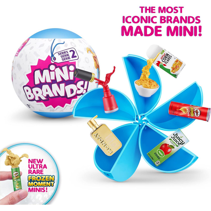 Капсули-сюрпризи Mini Brands Series 2, таємнича капсула, колекційна іграшка Real Miniature Brands (набір з 2 шт. )