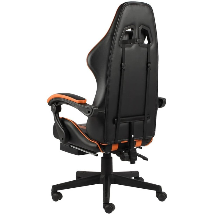 Ігрове крісло з регульованою висотою, ергономічне комп&39ютерне крісло, офісне крісло з поперековою опорою (помаранчеве 14)