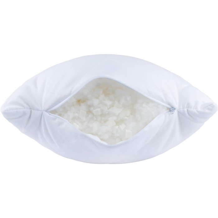 Класична червона подушка для шиї Dream Castle з регульованим наповнювачем для оптимальної підтримки шиї - високоякісна стьобана мікрофібра та міцний дизайн - 40x80 см