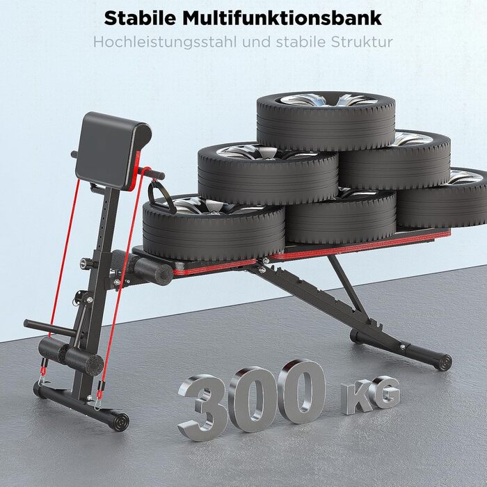 Складана лава для важких робіт, тренажер для пресу для домашнього використання з розгинанням ніг та накладкою для згинання ніг для проповідників, римська лава для важких робіт, тренажер для спини, силові тренувальні лави з навантаженням 350 кг для домашнь