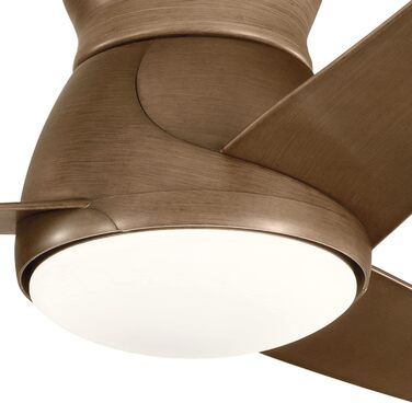 Стельовий вентилятор Licht-Erlebnisse з підсвічуванням LED з можливістю регулювання Ø152см 3 лопаті пульт дистанційного керування