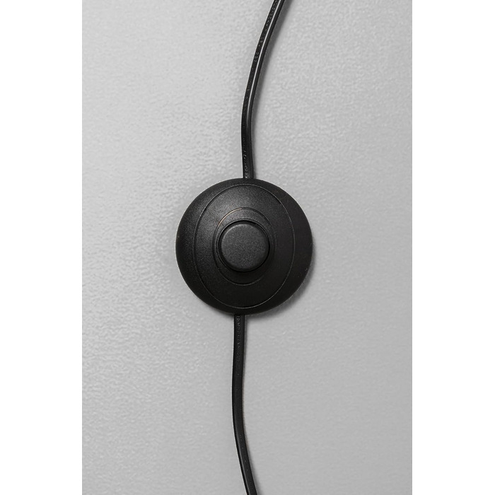 Підлоговий світильник Kare Design Smoke Goblet Ball, чорний/сірий, сталевий каркас, скляний плафон, для вітальні та спальні, лампа не входить у комплект, 160x25x25 см