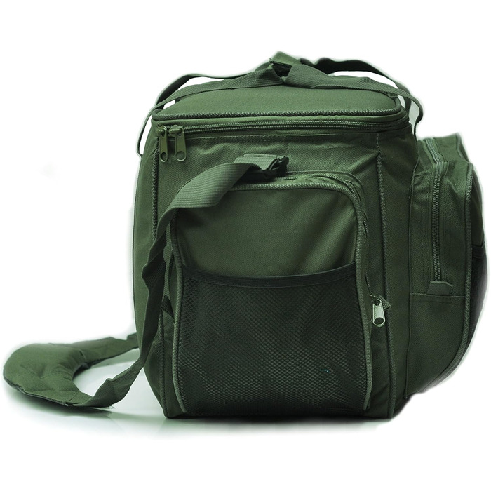 Велика ізольована рибальська сумка foolsGold Carp Bag зеленого кольору