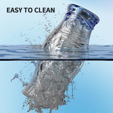 Іграшка для мастурбації для чоловіків, реалістичний мастурбатор з 3D-пристроєм для тренування вагіни, клітора, аналу та пеніса, еротична секс-іграшка для чоловіків, прозора