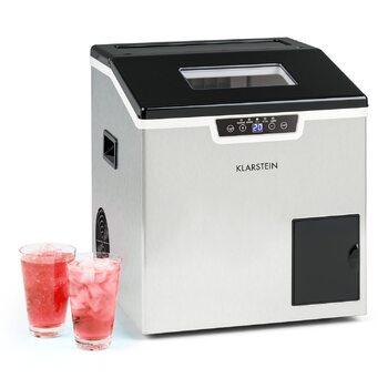 Льодогенератор 3 л, Ice Cube Machine для 20 кг подрібненого льоду та кубиків льоду, міні Ice Cube Machine, кубики льоду середнього розміру, самоочищувальний льодогенератор