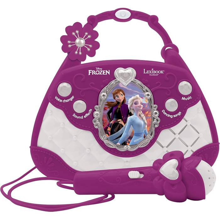 Караоке-сумка Lexibook Frozen K102FZ, мікрофон, зміна голосу
