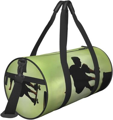 Блискучий, гарний візерунок, кругла форма, велика місткість, дорожня сумка, легка та міцна, подарунок для піших прогулянок, відпустки, ділових поїздок та іншого, для скейтборду, універсальний розмір