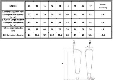 Чоботи для ходьби з натуральної гуми, штани для ходьби з натуральної гуми, штани для риболовлі, штани для ставка 45 - 29 см чорні