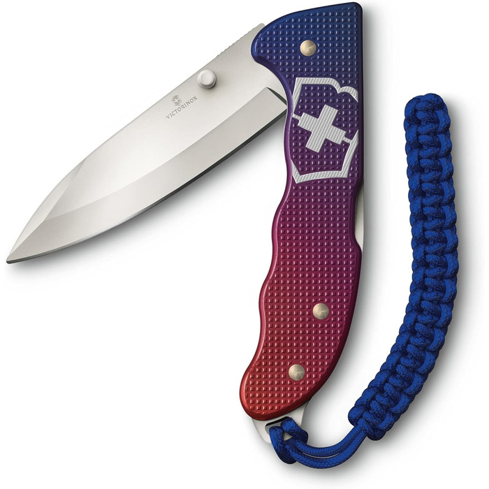 Швейцарський кишеньковий ніж Victorinox Hunter Evoke Alox, складаний ніж для активного відпочинку, 5 функцій, в т.ч. лезо 10 см і