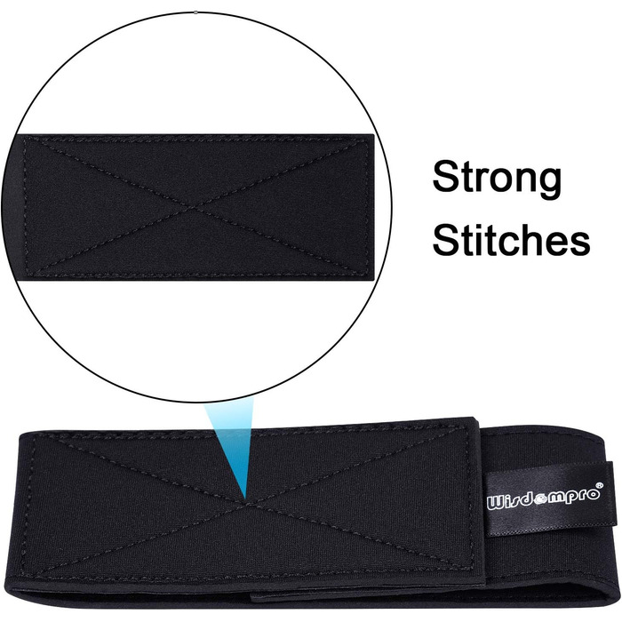 Еластичні стрічки wisdompro, 1 пара, 5 см x 33 см, застібка-липучка для стягування штанин та рукавів, ремінці-липучки для ходьби по воді, риболовлі, велоспорту, 5 см x 38 см