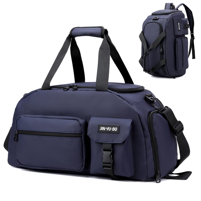 Спортивна сумка для чоловіків та жінок, дорожня сумка 32 л з відділенням для взуття, відділенням для вологи, тренувальна сумка з рюкзаком, дорожня сумка для вихідних, сумка для ручної поклажі, сумка для плавання для спорту, для подорожей, для спортзалу, с