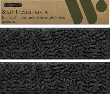 Підлога для бунгало, сходинки з колекції самшиту, антрацит 8-1/2 дюйма x 30 дюймів