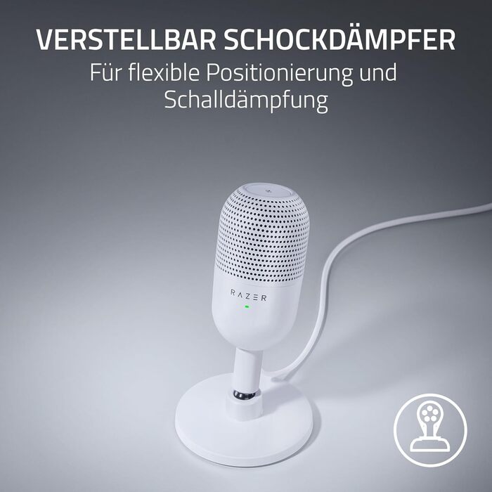 Ультракомпактний USB-мікрофон (14-мм конденсаторний мікрофон, суперкардіоїдна полярна діаграма спрямованості, датчик вимкнення зву