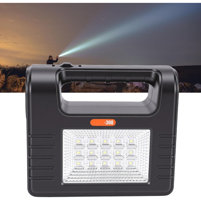 Сонячний кемпінговий ліхтар Topiky, портативний сонячний генератор зі світлом (3 лампочки), багатофункціональний аварійний ліхтар для випадків відключення електроенергії, кемпінгу на свіжому повітрі, дому, надзвичайних ситуацій