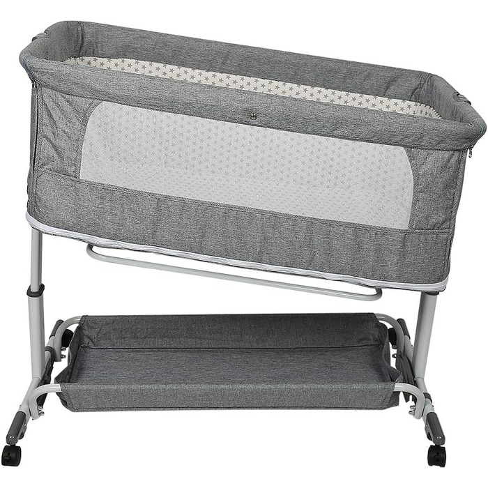 Дитячі ліжечка, дитяче ліжечко, ліжечко з колесами, дорожнє ліжечко, розкладне дитяче ліжечко з м&39яким матрацом, портативне, дитяче ігрове ліжечко з москітною сіткою (113 * 66 * 84 см) 113*66*84 см