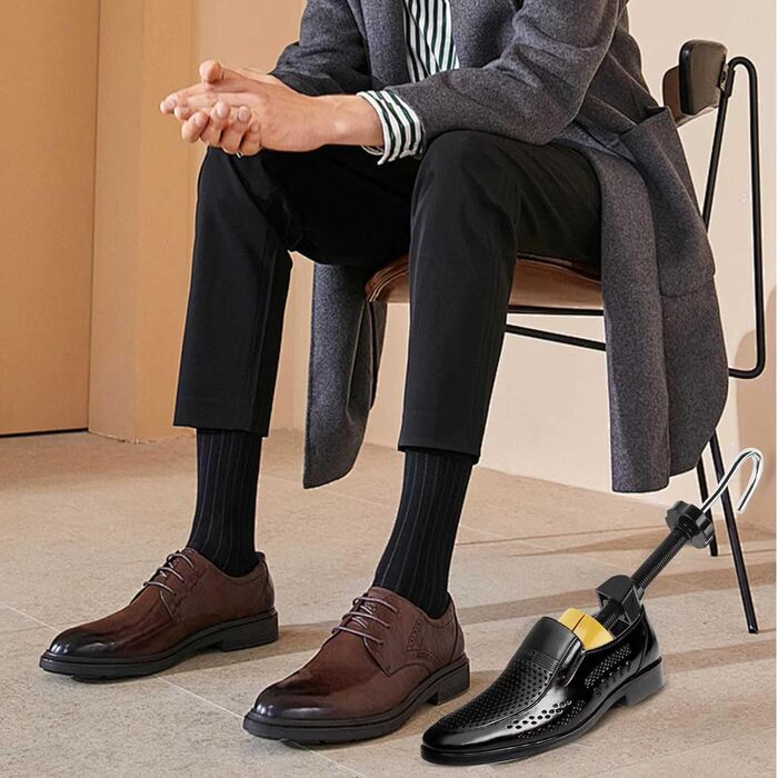 Розширювач для взуття чоловічий та жіночий двосторонній з пластику та металу Розширювач для взуття з пластику та металу Розширювач