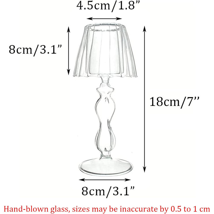Скляний свічник Sziqiqi, обідній свічник при свічках, ароматичний свічник для обіднього столу, свічник для весілля та вечірки, 1