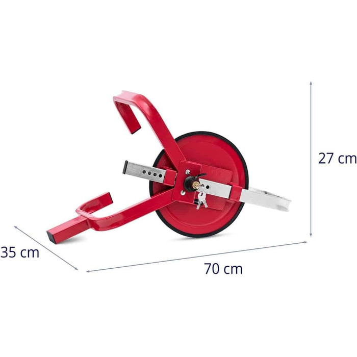 Ширина шини Stamony ST-TL-101 Parking Claw 13-15''/19,5 см Використовувана кругла колісна шина Кіготь Кіготь автомобіля Іммобілайзер