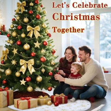 Спідниця для ялинки 120 см біла Rodivor