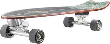 Серф-скейтборд Лонгборд Вінтажний ретро-круїзер Високошвидкісний кугельлагер ABEC-11 Комплект унісекс, 2 деки - Екзотичний