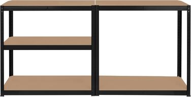 Металевий журнал Rebel Regal 180x90x40 чорний RB-1251B