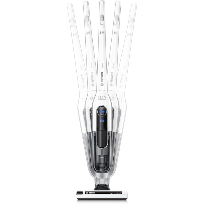 Акумуляторний пилосос Bosch Athlet BCH6L2560, акумуляторний ручний пилосос, без мішка, гігієнічний фільтр плюс, висока потужність