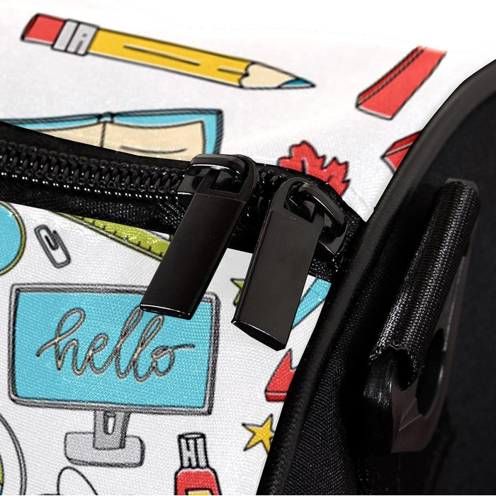 Спортивна сумка, дорожня сумка, сумка для шопінгу для жінок та чоловіків, з дизайном для початку навчального року, сумка-шопер з плечовим ременем