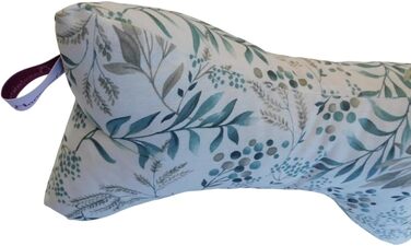 Кістка для читання Martinshof Manufactory, подушка для шиї з трав/листя, кістка для шиї, подушка для читання, кістка для читання, підставка для книги, розслаблююча подушка, підтримка шиї, ергономічна, бавовна