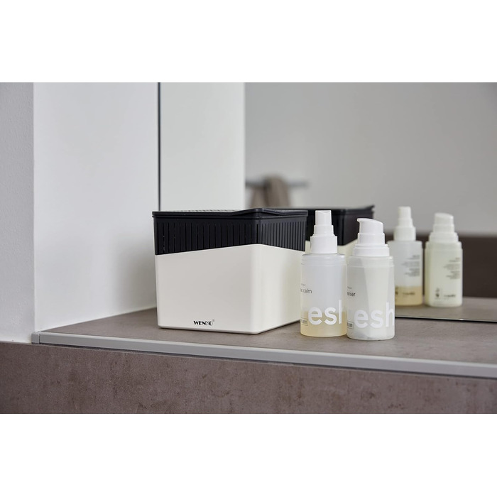 Кімнатний осушувач повітря Cube 1000 г Білий осушувач зменшує цвіль і запахи Піддон для крапель Багаторазовий знищувач вологи без