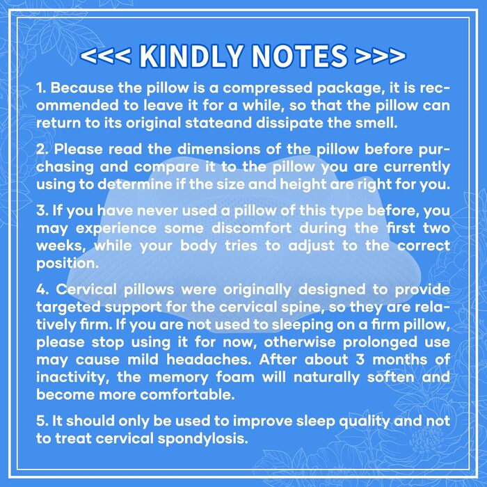 Подушка для шиї для сну, ортопедична подушка з піни з ефектом пам&39яті, ергономічна подушка для шиї 2-в-1 для сну на боці зі знімним чохлом, який можна прати, 62 x 39 x 11/13 см, біла