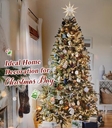 Різдвяна верхівка для ялинки у формі зірки Luxspire