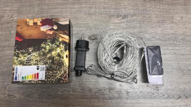 Казкові ліхтарі на відкритому повітрі з вилкою, 50M 500 світлодіодних казкових ліхтарів у приміщенні з пультом дистанційного керув