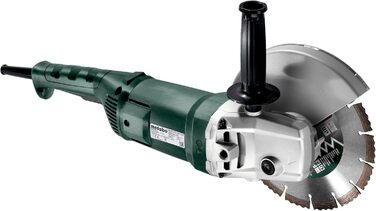Кутова шліфувальна машина Metabo WE 2200-230 - 606437000 - Для точного шліфування та різання - Потужність 2200 Вт, диск Ø 230 мм