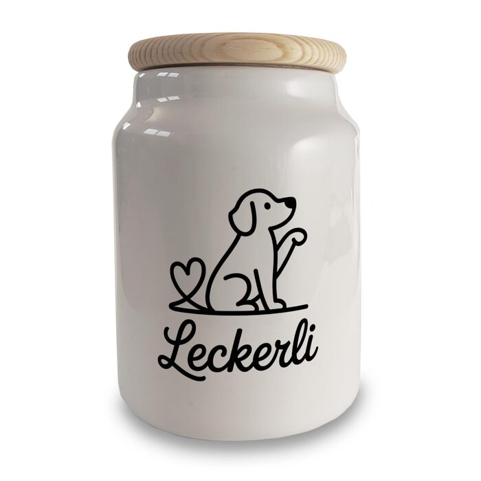 Банка для печива у формі серця для любителів домашніх тварин ласощі для собак оригінальний аксесуар для корму