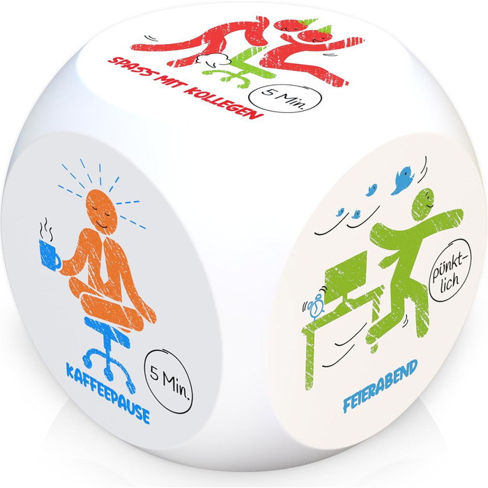 Піктограми Кумедний стрес-куб 6 дизайнів, подарункова коробка та інструкції Іграшка-антистрес, Подарунок колезі, Подарунок до офіс