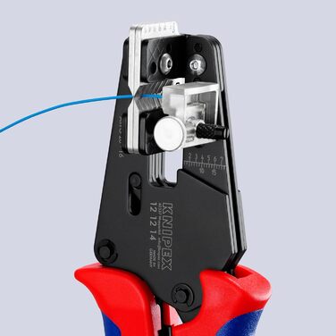 Прецизійні кліщі для зняття ізоляції KNIPEX з профільними ножами, 12 12 14