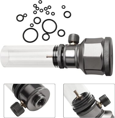 Вуличний газовий ліхтар, комплект для свічок, газовий ліхтар із подовжувальною штангою для порожнього балона, легкий та зручний для перенесення (подовжувальна штанга ліхтаря) (газовий ліхтар з баком)