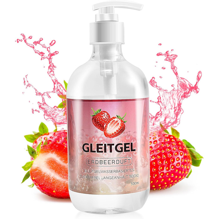 Інтимний лубрикант Paakee Полуниця, 500 мл