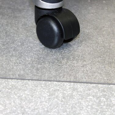 Великий екологічний килимок для офісних крісел Marvelux для килимового покриття 116 x 130 см - Екологічний килимок для захисту підлоги з рафінованого полімеру - Прямокутний прозорий килимок для офісних крісел