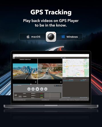 Камера заднього огляду WOLFBOX G930 4K, передня та задня камера реєстратора для автомобіля з 64 ГБ, сенсорна камера заднього виду дзеркала заднього виду, монітор паркування