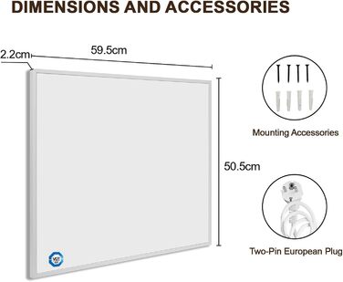 Інфрачервоний обігрівач picture 300 Вт - Швидко нагрівається за 1-3 хвилини - Енергоефективний із захистом від перегріву - Надзвичайно тихий - Сертифіковано TV та має 10-річну гарантію - Sunset 300 Вт - Без пульта дистанційного керування Sunset