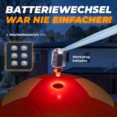 Офіційний водонепроникний футбольний м&39яч розміру 5 зі світлодіодним підсвічуванням - світиться в темряві для нічних ігор, дітей, дорослих - повний комплект з насосом та запасними батарейками помаранчевого кольору