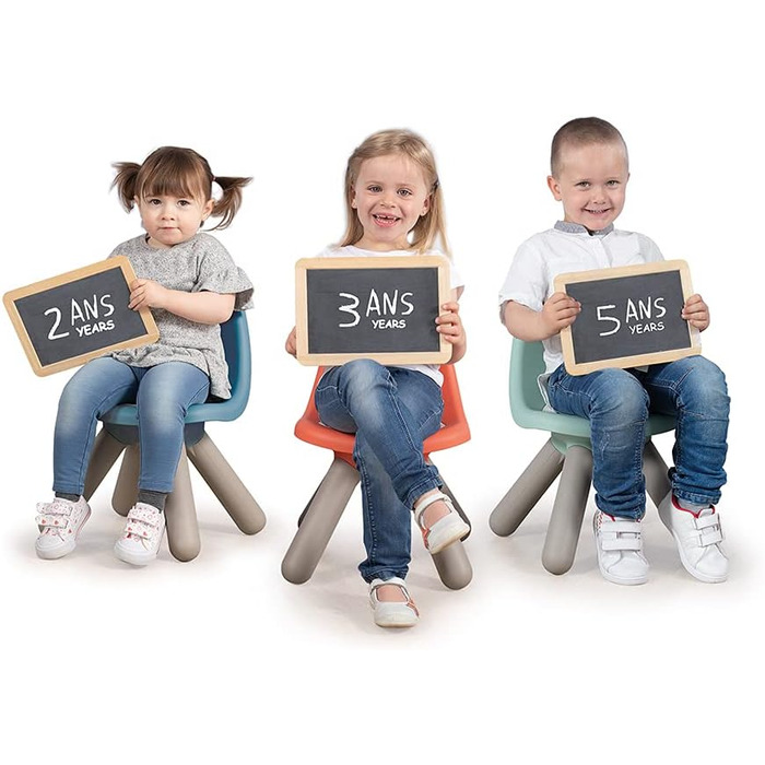 Дизайнерський дитячий стілець для дітей від 18 місяців, для внутрішнього та зовнішнього використання, пластик, ідеально підходить