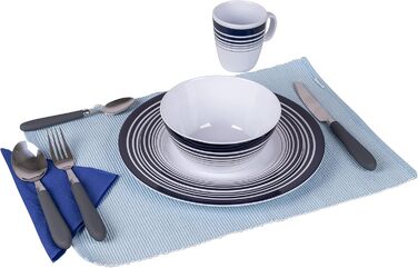 Набір столових приборів Bo-Camp Deluxe, 24 предмети, для 6 осіб