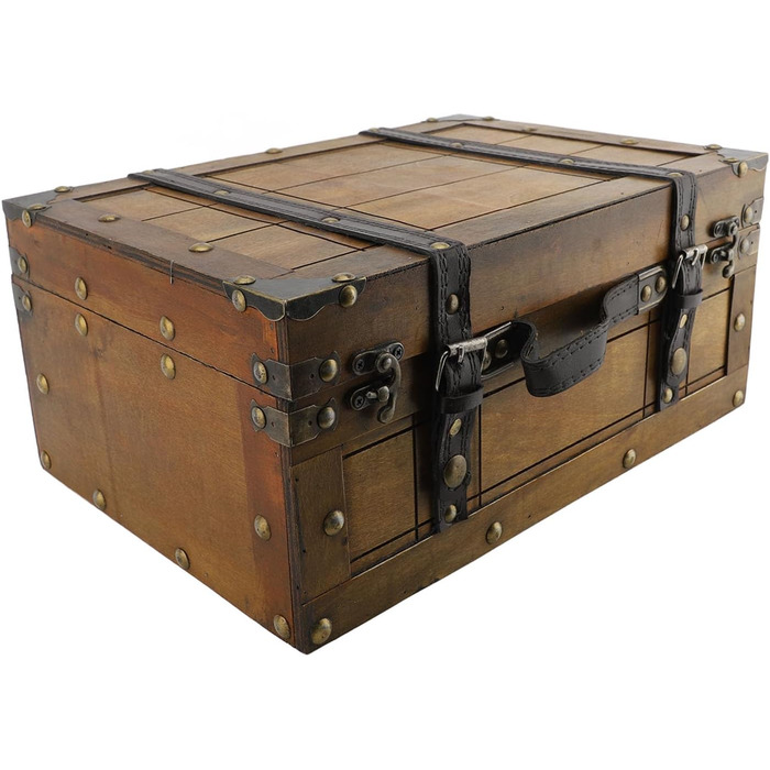 Декоративна скринька для зберігання Taidda у вінтажному ретро-стилі з дерева для організації дому, прикраса журнального столика