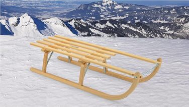 Санки Ress Davos Style Wooden Sledge, класичні дерев'яні