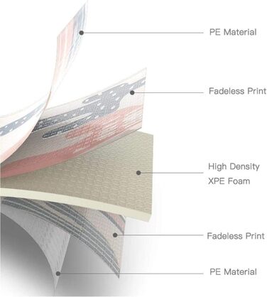 Дитячий килимок ігровий килимок, килимок для повзання дитини без шкідливих речовин, ігровий килимок дитячий складний, двосторонній і водонепроникний, великий килимок для підлоги дитячий 197x147x1 см