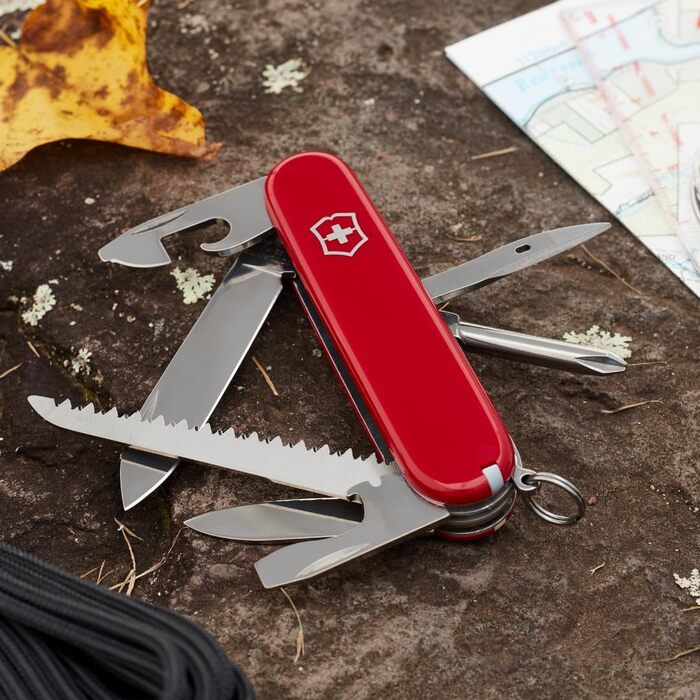 Швейцарський армійський ніж Victorinox Hiker, мультитул, 13 функцій, лезо, консервний ніж, викрутка (одинарна)